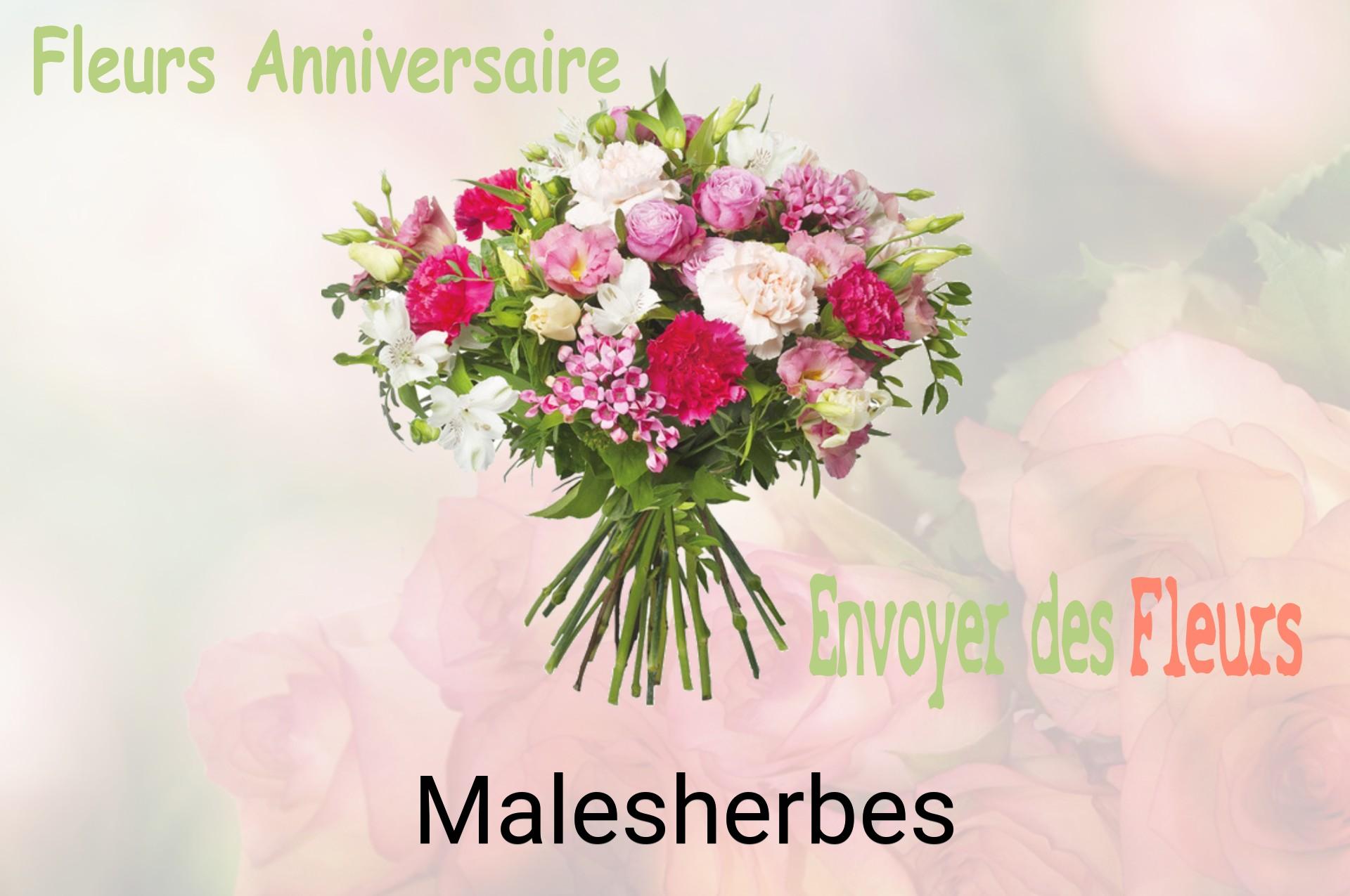 Bouquet de fleurs d’anniversaire livré à Malesherbes